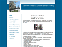 Tablet Screenshot of counselingexeclifecoach.com
